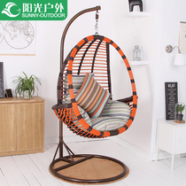 Sunshine basket rattan chair single indoor home living room hanging chair swing balcony Birds Nest adult rocking chair off chair