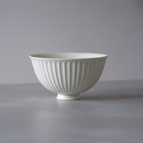 Miyake Zen frosted handmade coarse pottery rice bowl Dessert bowl Jingdezhen coarse pottery bowl handmade coarse pottery tableware