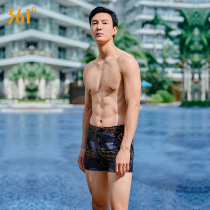 361 degree swimming trunks mens 2021 new quick-drying air-permeable flat angle anti-embarrassment swimming trunks professional fashion mens swimsuit