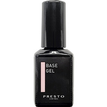 Japan imported new packaging Presto ultra-firm base gel Base gel needs to be engraved and polished Bottled brush head 13g