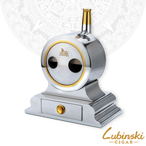 LUBINSKI White House President Queen Cigar Tongs Super High-end Cigar Cutter Full Metal 4 Cut Hole