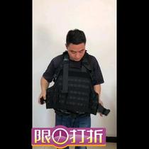 Quick-open bulletproof vest tactical backpack bulletproof schoolbag quick wear vest ice-breaking action with MOLLE portable