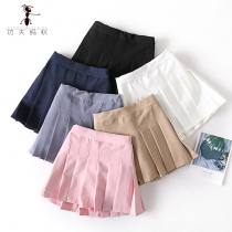 Spring Autumn Clothing Powder College Wind Half Body Dress Black Yarn Dress Girl Grey Plexu Dress CUHK Children White Short Skirt 6628