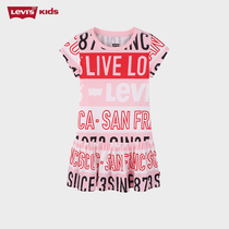 Levi's Levis children dress girls dress new spring and autumn children's skirt and dirt