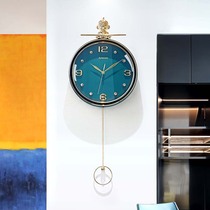 Zitian Grand Saint Light Extravagant Hanging clock Home Living room Atmosphere quartz clock Performance Daiyo Fashion Restaurant Hang Wall Clock