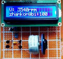 51 MCU motor speed control speed detection system design data pwm project simulation schematic diagram pcb design