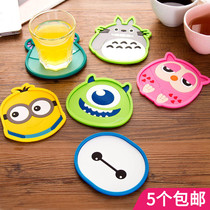 Creative Cup Mat Cute Cartoon Animal Styling Anti-Burn Heat Insulation Dining Cushion Bowl Mat Thickened Non-slip Mug Mat Bites