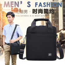 Swiss army knife shoulder bag messenger bag mens business casual handbag 10 inch briefcase backpack Swiss army knife bag