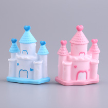 Sweetheart Little Princess Little Prince doll hem Pink Blue Mini Little Castle Loving Baby Birthday Cake Decoration