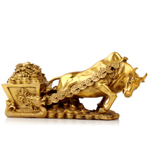 Copper Crafts Copper Cattle Twelve Zodiac Cattle Desk Ornaments Home Decoration Opens