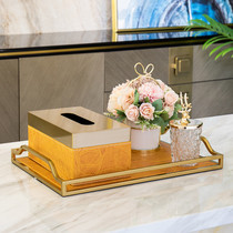 Eurostyle American Light Extravaganza Trays Home Living Room Tea Table Decorative Pendulum Table Paper Towels Box Home Containing Furnishing