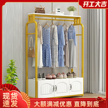 Net red hanger rack floor rod bedroom houseroom easy vertical entry door mouth shelves to collect shoe cabinets