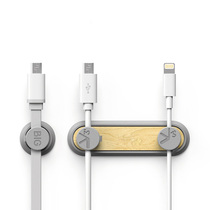 Wire storage artifact charging computer cable sorting power supply cluster fixed buckle magnetic data cable organizer belt