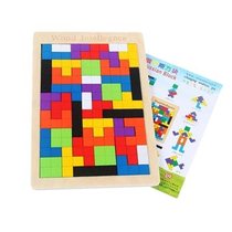 Childrens building blocks wooden Tetris puzzle building blocks 2-3-4-5-6 years old child Tongyi