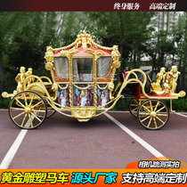 Royal sculpture carriage Real estate Commercial activities Wedding European-style carriage can be electric exhibition carriage rental