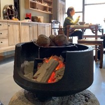 Big Wood Furnace Cast Iron Furnace Carbon Furnace Barbecue Furnace Cooking Tea Furnace