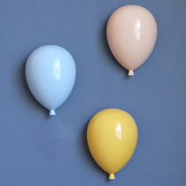 Nordic Wall Wall Decoration Ceramic Solid Balloon Wall Decoration Modern Living-room Bedroom Children Room Wall Pendant