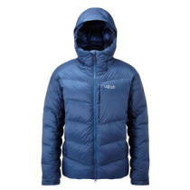 RAB mens hooded mountain down jacket high filling 800 Peng goose down lightweight comfortable warm windproof QDN-69