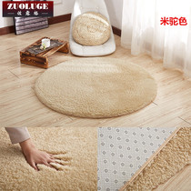 Round thick lamb cashmere bedroom living room room carpet large area full paved home bedside coffee table mat