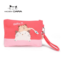 Cara Cat Cartoon Cute Lady Wrist Bag Original mate30 Apple 11 Phone Bag Canvas Zero Money Bag