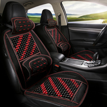 Wooden bead car cushion main driving breathable summer cushion cool pad Summer bead seat cushion single butt pad universal