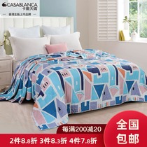 Casablanca 100% cotton Air Conditioner Quilt Cotton inner core Summer Quilt Double yarn Washable Summer Quilt 100% cotton filled inner core