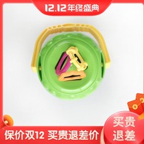 Machine hands blow bubbles hand-held anti-spilling bubble bucket children share the bubble gun bucket to prevent spilling