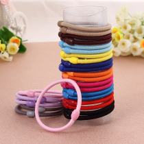 Fashion High Play Candy Color Durable Seamless Rubber Fascia Hair Ring Without Injury Hair Rope Hair Rope Hair Accessories 10 Clothing