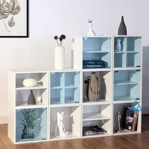 Containing Cabinet Archival Cabinet Multilayer Assembled Bedside Wooden Plaid Cabinet Minimalist Creative Wood Cabinet Multifunction Small