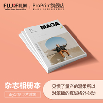 Fuji Rush Print Photo Book Custom Magazine Photo Album Ben Writing Real Memorial Album Wash Photos Into Book of Books Diy Custom Lilly