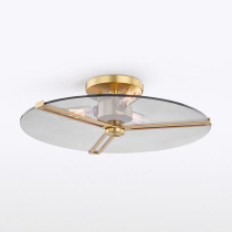 Postmodern creative simple creative glass corridor ceiling lamp simple art porch bedroom living room ceiling lamp