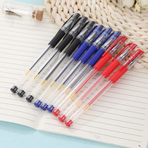 European standard gel pen classic water pen writing pen bullet head office signature pen student learning stationery black blue red