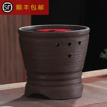 Taiwan old rock mud electric pottery stove tea stove Copper pot Iron pot Silver pot Special kettle for boiling tea Mini small Kung fu mute