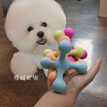 Fire all over the world dog does not pour plastic toys safe and environmentally friendly rubber peanut flavor resistant to bite teeth teeth toys