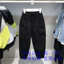 Annil ANEL counter 2021 autumn new boys full waist woven single pants AB136857