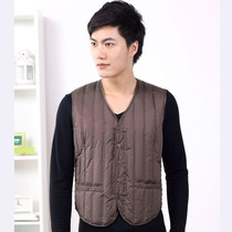 Down vest vest men wear warm large size down jacket liner
