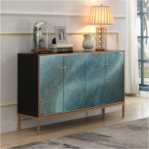 Light luxury shoe cabinet modern simple porch Hall partition decoration cabinet entrance door locker American side cabinet