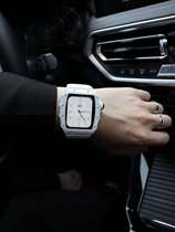 Kowu Digital Apple S7 Watch Strap AppleWatch6 Retrofit Watch With AP Oak iWatch5 Stainless Steel Protective Sleeve SE Watch Case 40 40 41 44 4