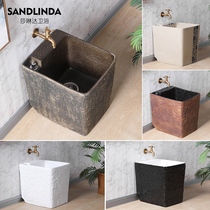 Square mop pool household balcony toilet mop pool floor-standing mop basin courtyard outdoor pool mop Basin