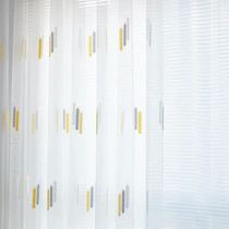 White Window Yarn Fabric Minimalist Curtain Living-room Balcony Yarn Curtain Semi Light Transmission Thin Curtain White Sand Shading Partition Pure Color