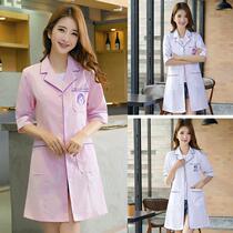 Manufacturer Direct Beauty Division Work Clothes Women White Great Vest Beauty Salon Short Sleeve Skin Management Doctor Long Sleeve Tattoo