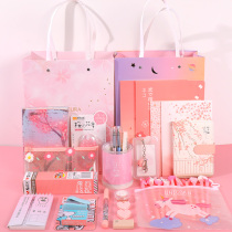 Stationery set gift box cute girl heart junior high school primary school students school supplies opening gift package graduation gift