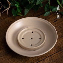 Wooden fish soda glaze ice crack can stand dry bubble table purple clay pot base pot base pot mat kung fu tea set kung fu tea accessories