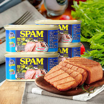 World Sticks SPAM Afternoon Meal Meat Canned Classic Original Taste 198g Hot Pot Afternoon Meal Meat Ham Pork Canned Ready-to-eat