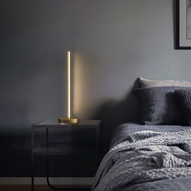 Real Beauty Residence Full Copper Creative Bedroom Desk Lamp Home Book Room Personality Headboard Modern Minima Bed Head Cabinet Nordic Lamps