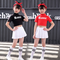 61 children cheerleading cheerleaders perform young childrens jazz dance street dance hip-hop costumes to perform