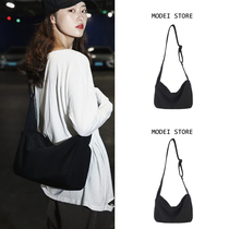 Single shoulder crossbody sports nylon canvas bag large capacity Women bag bag 2021 New Tide summer ins casual versatile