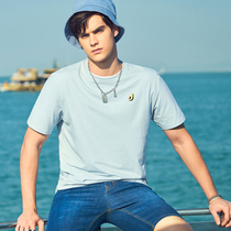 Camel mens clothing 2021 Summer new mens sports blouses short sleeves T-shirt trendy breathable upper XBB203019