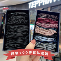 Tie hair Hairband Net red tie hair rubber band female ins hair rope headdress Mori Adult Small head