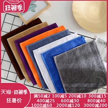Hotel cotton white towel Dark small square towel Brown blue small towel Pure cotton square thickened towel